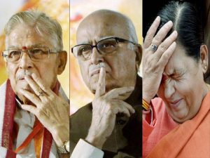 advani, joshi, uma