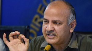 New Delhi: Delhi Dy CM Manish Sisodia addresses the press at Delhi Secretariat on Thursday. PTI Photo by Manvender Vashist (PTI8_4_2016_000221B)