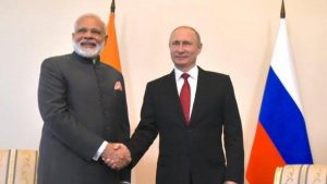 putin + modi